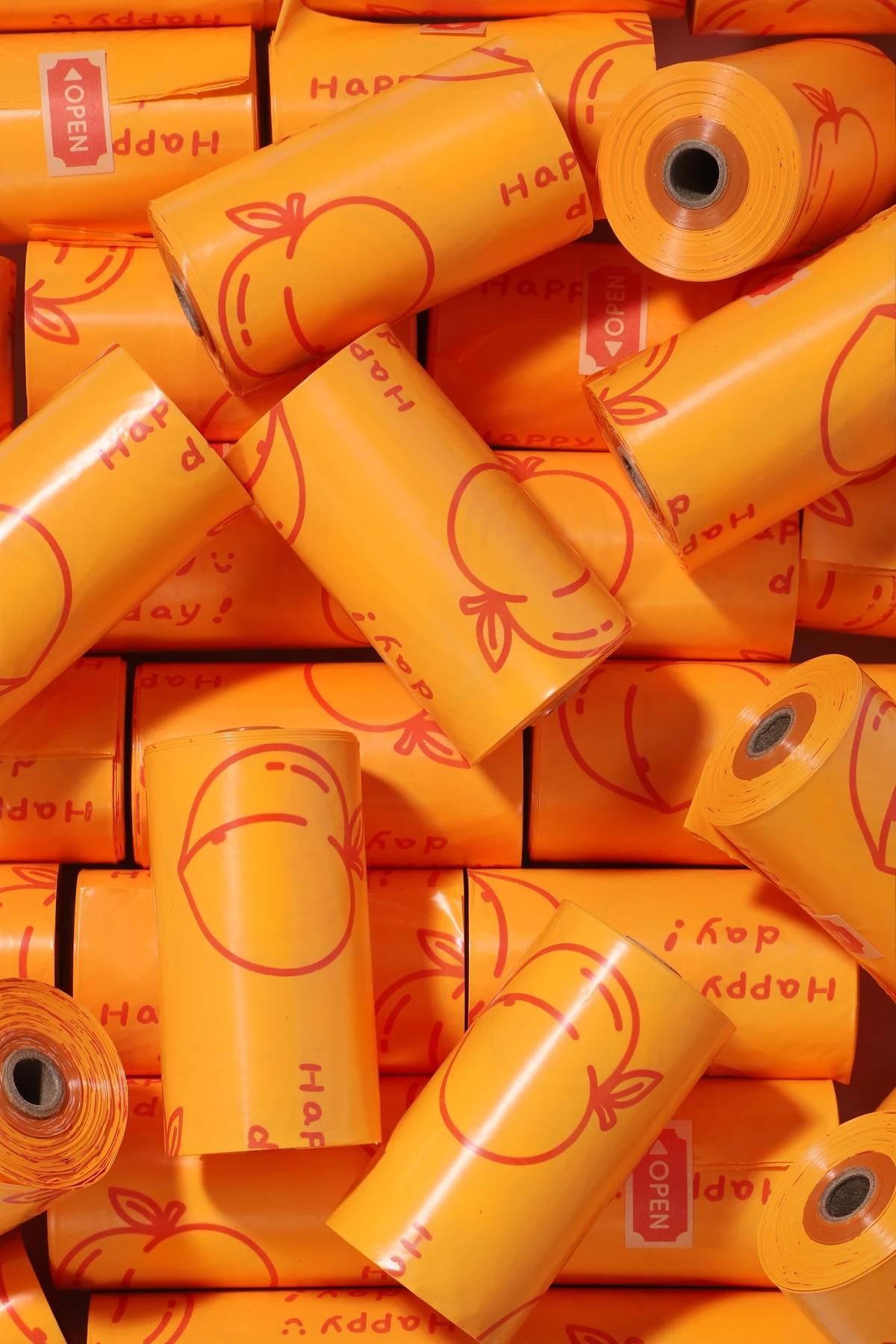 A pile of rolls