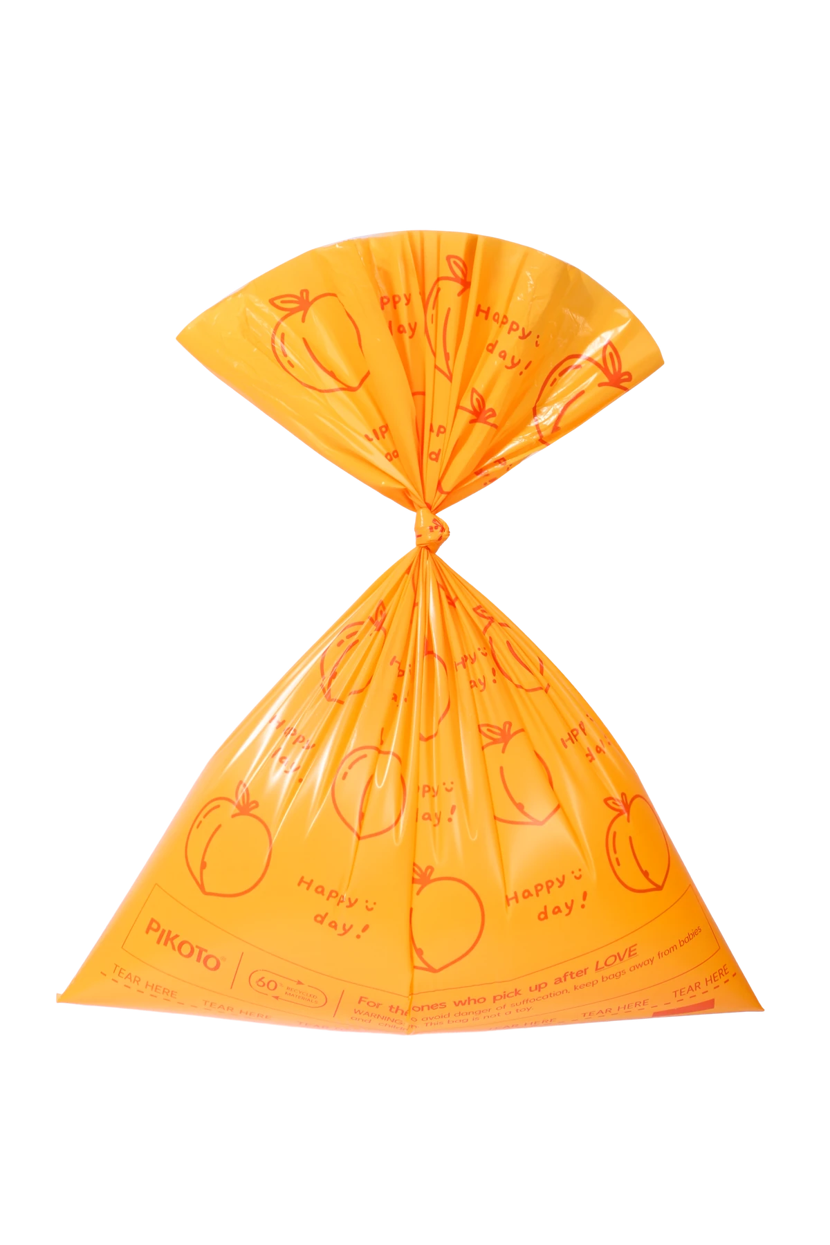 A bag, tied off